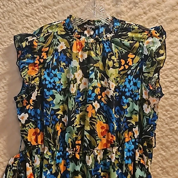 Bloomchic Dress size 12 Floral Tiered Dress - Picture 3 of 15